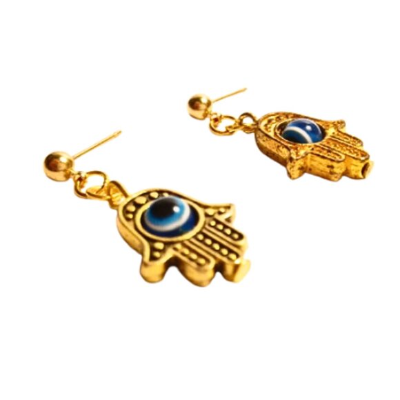 EYE OF HORUS EARRINGS - Picture 1 of 6